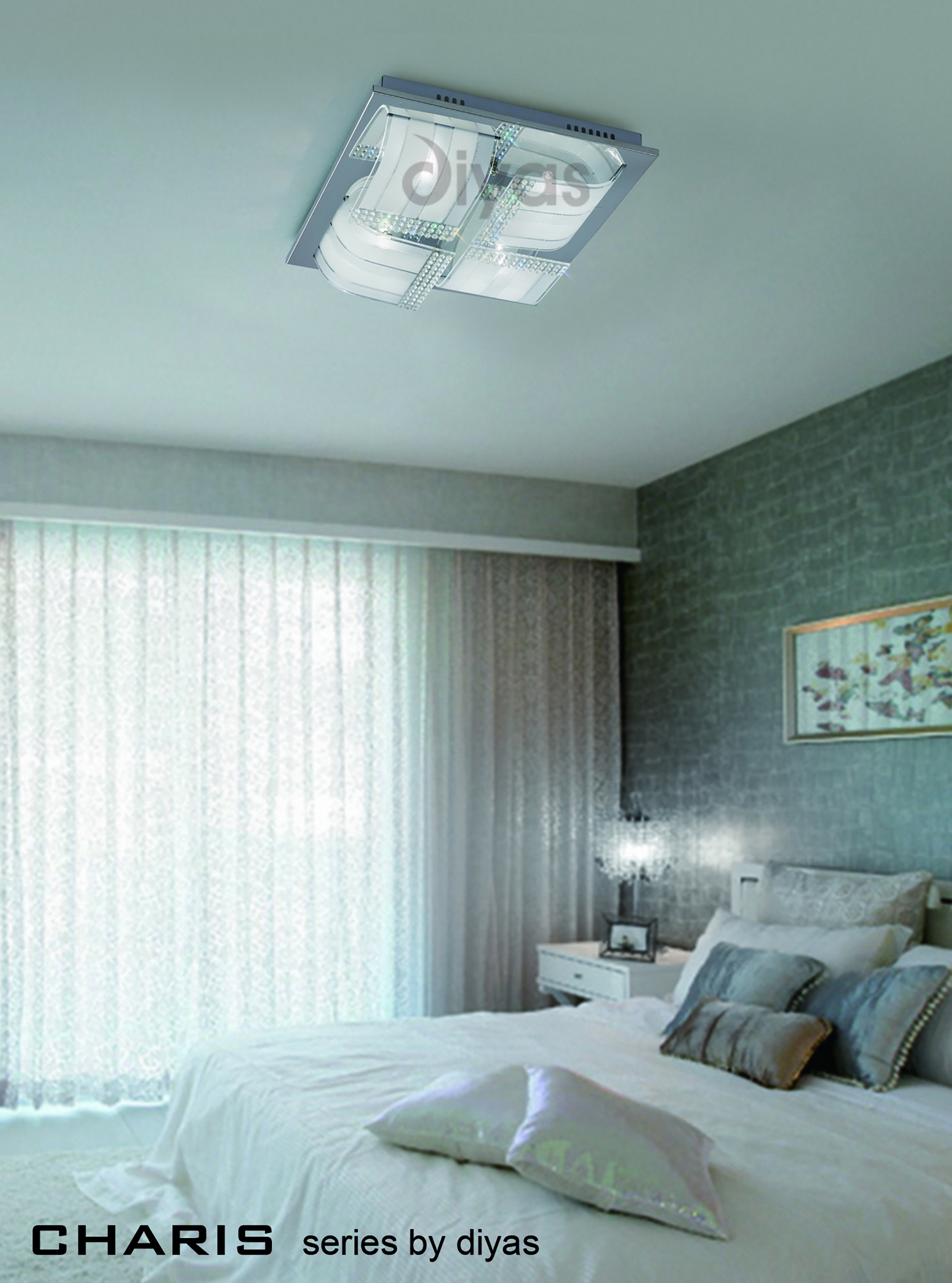 Charis Crystal Wall Lights Diyas Modern Crystal Wall Lights Charis Crystal Wall Lights Diyas Modern Crystal Wall Lights